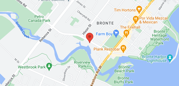 map of 174 Bronte Road